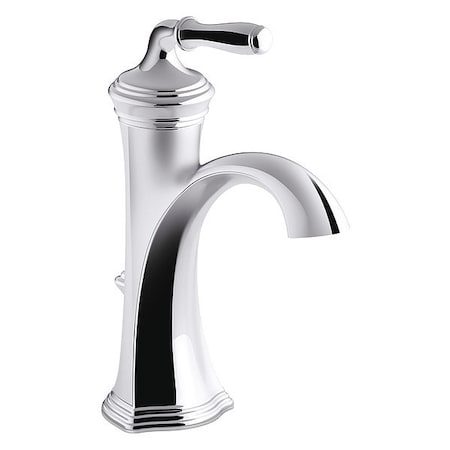 Kohler Manual Low Arc Bathroom Faucet, Single Hole Mount, Chrome K-193-4-CP