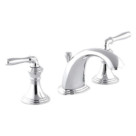 KOHLER Manual 8" Mount, Low Arc Bathroom Faucet K-394-4-CP