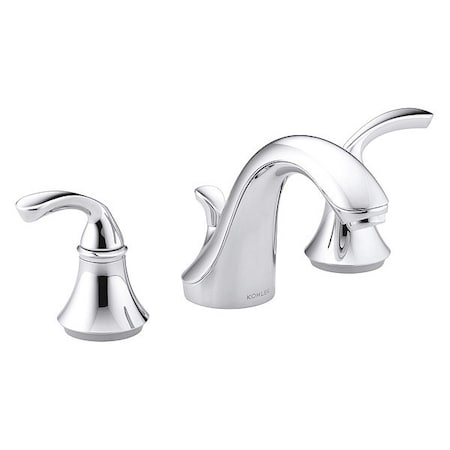 Kohler Manual Gooseneck Bathroom Faucet, 8" Mount, Chrome K-10272-4-CP