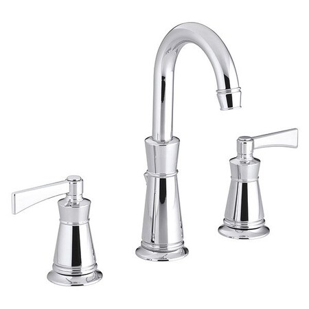 Kohler Manual 8" Mount, Gooseneck Bathroom Faucet K-11076-4-CP