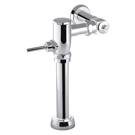 KOHLER 1.6 gpf, Polished Chrome, Single Flush, Toilet Flushometer K-76322-CP