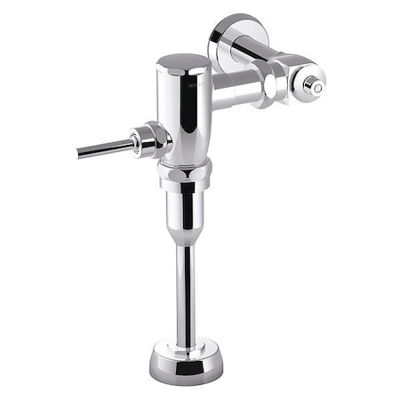 Kohler Flushometer 0.5 gpf, Polished Chrome, Single Flush, Urinal K-76318-CP