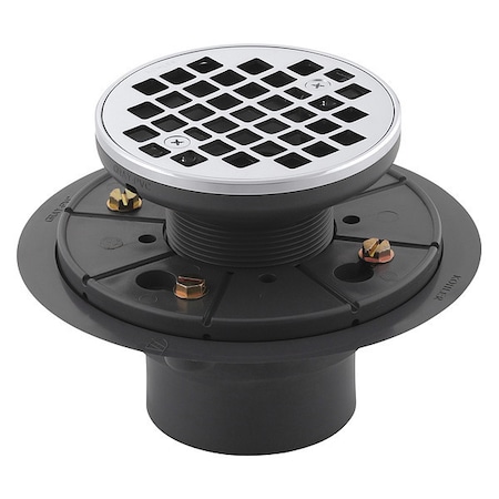 Kohler 1-1/2 Dia, Brass, PVC, Chrome, Tile-In, Shower Drain K-9135-CP