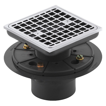 Kohler 1-1/2 Dia, Brass, PVC, Chrome, Tile-In, Shower Drain K-9136-CP