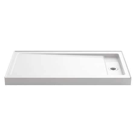 Kohler Shower Base, Cast Iron, White, 4" H, 32" W K-9164-0