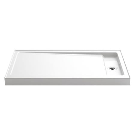 Kohler Shower Base, Cast Iron, White, 4" H, 34" W K-9178-0