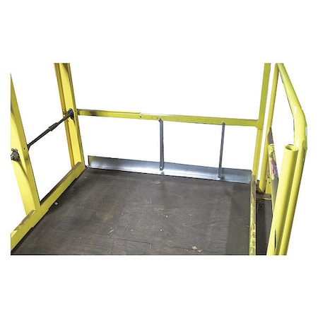 Garlock Safety Systems Toe Board, 3-37/65" Overall Height 407185