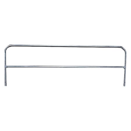 Garlock Safety Systems Guardrail, 10 ft. L, Steel, Gray 404654G