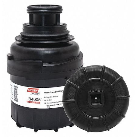 Baldwin Filters Oil Filter, Lube Spin-on, 6-7/32" L B40051