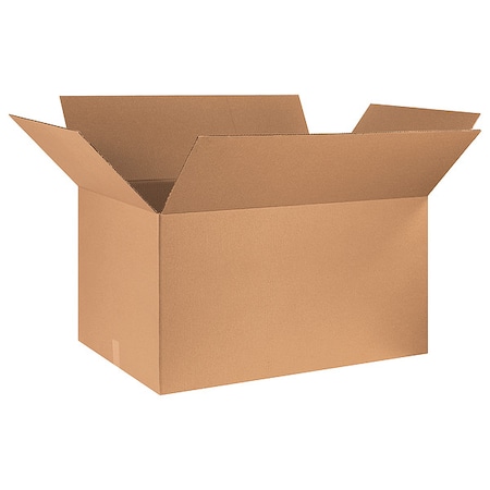 Zoro Select 36 in x 24 in x 20 in Shipping Box, Kraft, Corrugate, Single Wall, 32 ECT 493U52