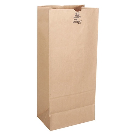 Duro Bag Grocery Bag, Brn, 18" L, 8-1/4" W, PK400 70223