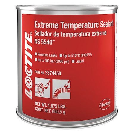 Loctite Liquid High Temperature Sealant, 946 mL, Brown, Temp Range 59 Degrees  to 86 Degrees F 2374450