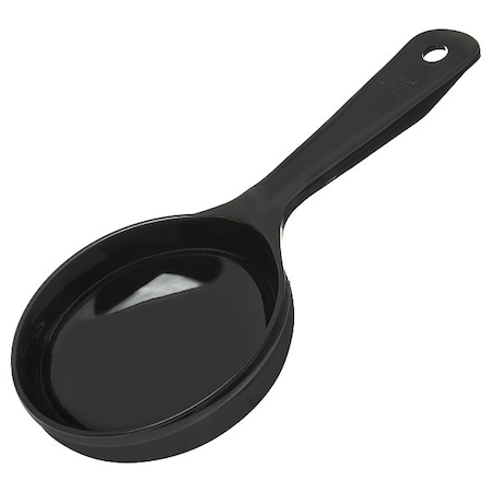 Carlisle Foodservice Solid Short Handle, 6 oz., Blk, PK12 493003