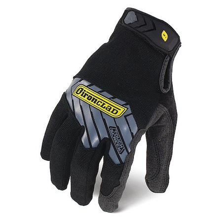 Ironclad Performance Wear Command(TM) Mechanics Touchscreen Gloves, Nylon Palm, Polyester Back, S, Black IEX-MPG-02-S