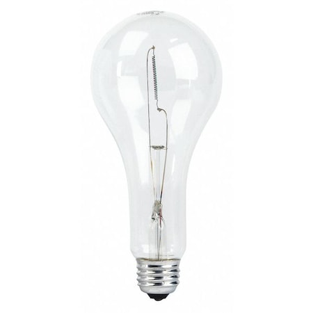 Philips Incandescent Lamp, PS25 Bulb Shape, 300W 300M 120/130V 12/1PK