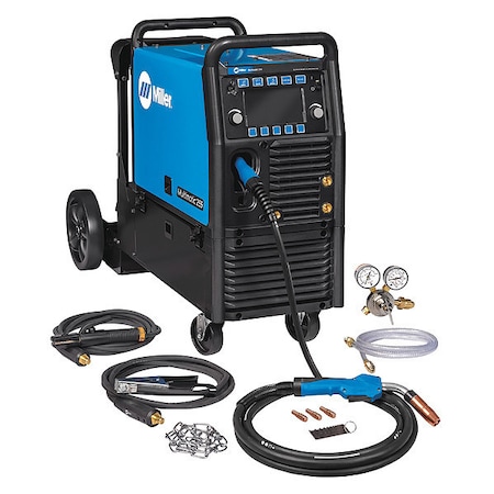 Miller Electric Multiprocess Welder, Multimatic 255, Phase Single-Phase , DC Stick, Flux-Cored, MIG, Pulsed MIG 951767