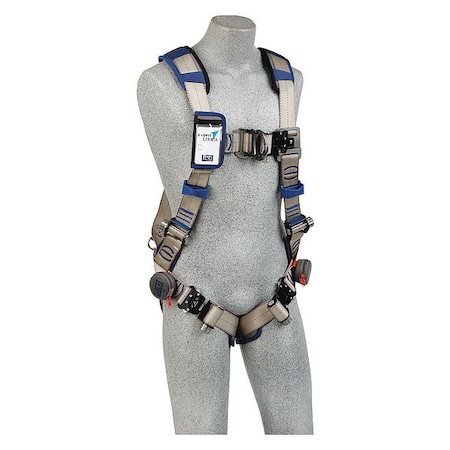 3M Dbi-Sala ExoFit STRATA(TM) Full Body Harness, M, 420 lb., Quick-Connect Chest/ Quick-Connect Leg Straps 1112486