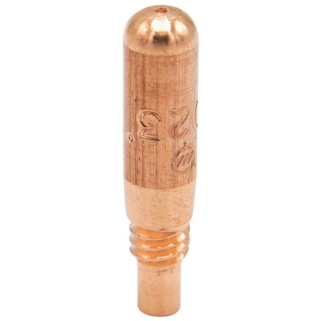 Miller Electric Contact Tip, 0.023" Sz, Copper, PK10 T-M023