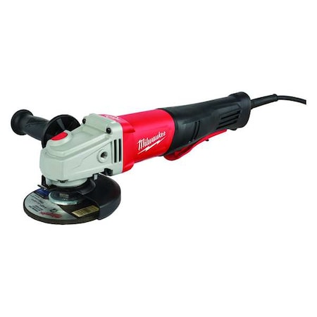 Milwaukee Tool 11 Amp 4-1/2" / 5" Braking Small Angle Grinder Paddle No-lock 6143-31