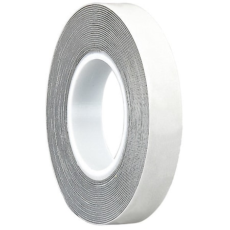 Zoro Select Double-Sided Foam Tape, 1 in W, 36 yd L, 1/32 in, Foam, Double-Sided TC11375-1" X 36YD