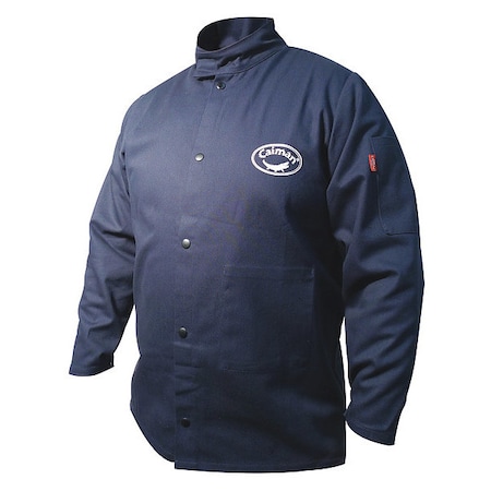 CAIMAN Welding Jacket, XL, Navy, 48" to 50" Chest 3000-6