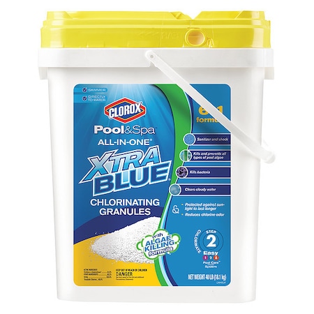 Clorox Chlorine, Granular, 40 lb., White 24340CLX