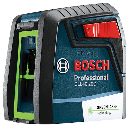 Bosch Cross Line Laser, 1/4-20 Thread Size GLL40-20G