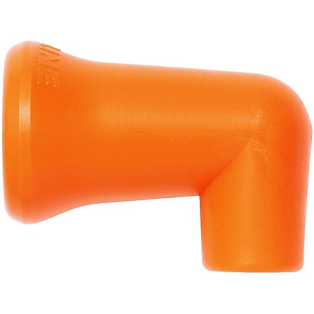 Loc-Line 90 Degree Round Nozzle, 1/4In, PK20 49441