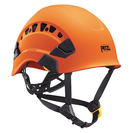 Petzl Safety Helmet, VERTEX, ABS, 6 Point Ratchet, Type 1, Class C, Orange A010CA04