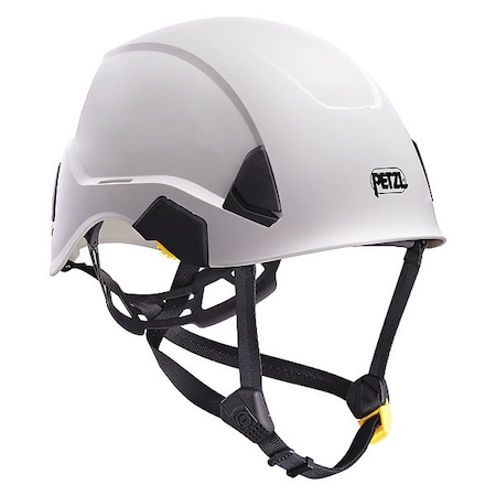 Petzl Safety Helmet, STRATO ALVEO, ABS, 6 Point Ratchet, Type 1, Class C, White A020AA00