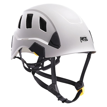 Petzl Safety Helmet, STRATO ALVEO, ABS, 6 Point Ratchet, Type 1, Class C, White A020BA00