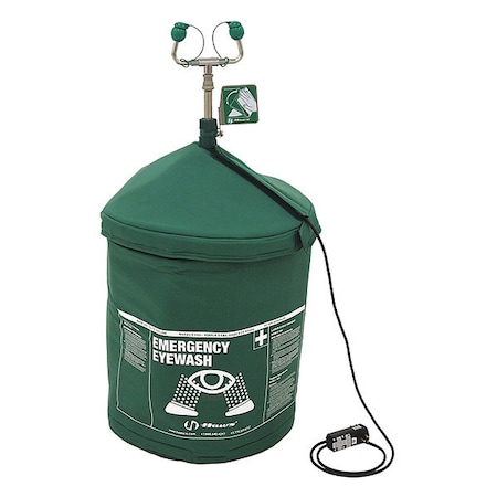 Haws Pressurized Portable Eyewash, Pressurized, 15 gal Tank Capacity, Portable, 40 in H., 20 in W 7603T