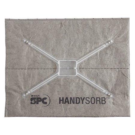 Brady Brady SPC "No-Touch" Pad Refills, 25 Pads, PK25 HANDYSORB-NTPAD