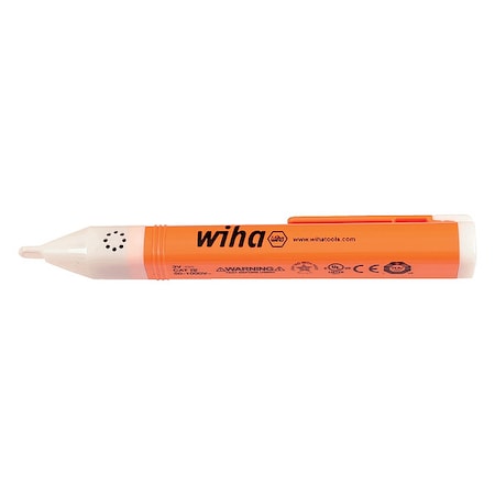 Wiha Voltage Detector, 110 to 250V AC, 6 in Length, Audible, Visual Indication, CAT IV Safety Rating 25505