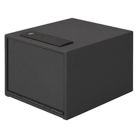 Stack-On Industrial Storage Cabinet, 10 in W, 8 1/2 in H, Black QAS-1812-E