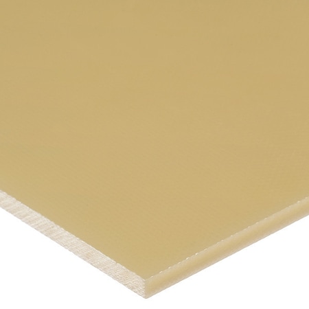 ZORO SELECT Beige ABS Rectangle Stock 24" L x 3" W x 1" Thick BULK-PS-ABS-147