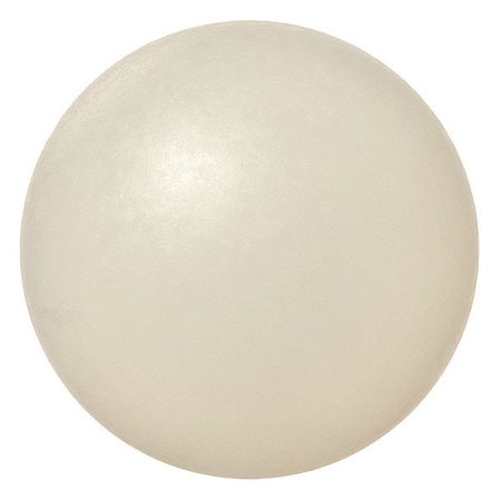 Zoro Select Plastic Ball Stock, 1" dia., PK10 BULK-PB-PP-15