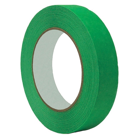 Zoro Select Painter's Tape, 1 in W x 60 yd L, 5.5 mil Thick, Green, Rubber Adhesive TC150-1" X 60YD