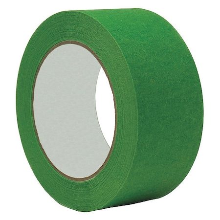 ZORO SELECT Masking Tape, Paper, Green TC150-2" X 60YD