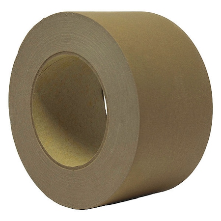 Zoro Select Masking Tape, 3 in W x 60 yd L, 7.5 mil Thick, Brown, Rubber Adhesive TC534-3" X 60YD