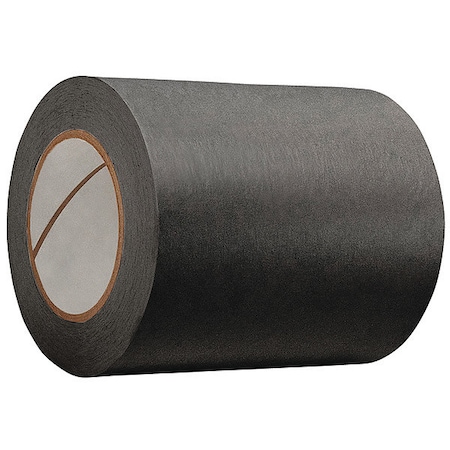 Zoro Select Masking Tape, 3/4 in W x 60 yd L, 4.9 mil Thick, Black, Rubber Adhesive, 48 PK TC602-0.75"X60YD-BLK(CA-48)