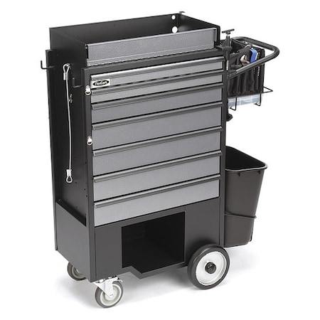 Flexcart Black, Light Duty, Tool Utility Cart FC-200WBT