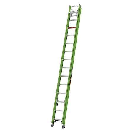 Little Giant Ladders 28 ft Fiberglass Extension Ladder, 375 lb Load Capacity 17528V