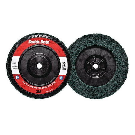 Scotch-Brite 7" dia. Type 27 100 grit Extra Coarse Aluminum Oxide Quick Change Disc 7100175493
