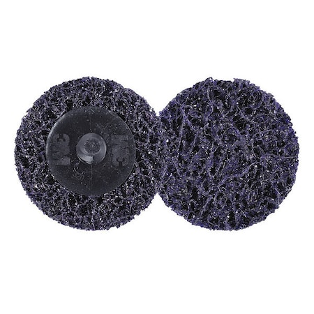 Scotch-Brite 2" dia. Type 3 100 grit Extra Coarse Silicon Carbide Quick Change Disc 61500303302