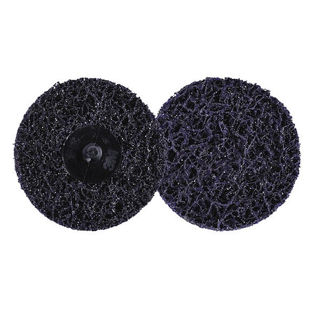 Scotch-Brite 3" dia. Type 3 100 grit Extra Coarse Silicon Carbide Quick Change Disc 7100173795