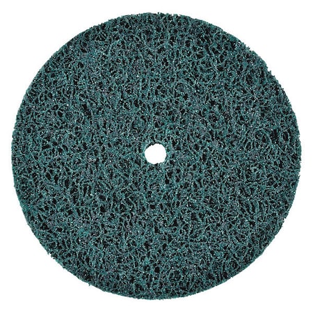 Scotch-Brite 6" dia. Green 100 grit Extra Coarse Aluminum Oxide Quick Change Disc 7100176140