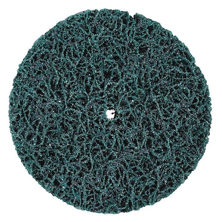 Scotch-Brite 4" dia. Green 100 grit Extra Coarse Aluminum Oxide Quick Change Disc 7100176086