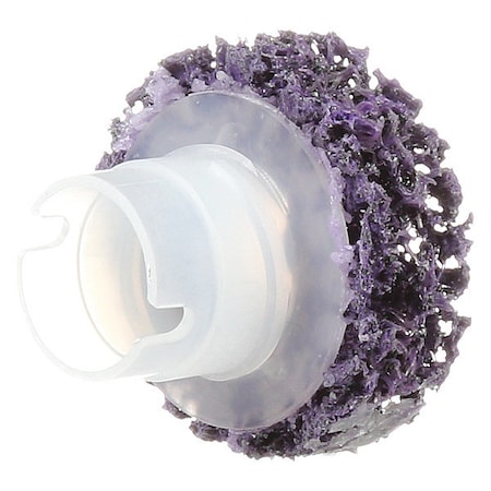 Scotch-Brite 1-1/2" dia. Type 3 100 grit Extra Coarse Silicon Carbide Quick Change Disc XO-DR