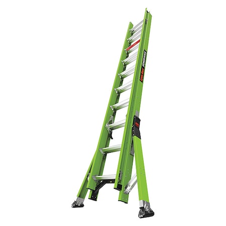 Little Giant Ladders 20 ft Fiberglass Extension Ladder, 300 lb Load Capacity 18820